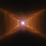 Rectangle rouge vu par Hubble