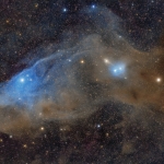 IC 4592 : la nébuleuse par réflexion de la Tête de Cheval bleue