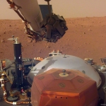 Son et lumière capturés par InSight sur Mars