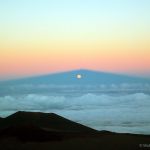Lever de Lune dans l'ombre du Mauna Kea