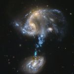 Arp 194, groupe de galaxies en fusion