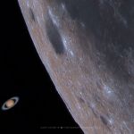 La Lune éclipse Saturne