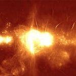 Le centre galactique vu dans les ondes radio par MeerKAT