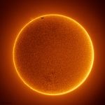 L'ISS traverse un Soleil sans taches