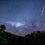 Traînées de satellites Starlink au-dessus du Brésil