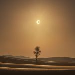 Une éclipse dans le désert