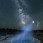 La Voie Lactée au-dessus de Yellowstone