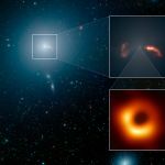 La galaxie, le jet et un trou noir entré dans l'histoire