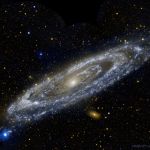 La grande galaxie d'Andromède en ultraviolet