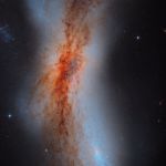 Les galaxies en collision de NGC 520