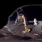 Le selfie d'Armstrong caché depuis 50 ans dans la visière d'Aldrin