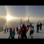 Spectaculaire halo autour du Soleil en Suède