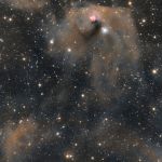 T Tauri et la nébuleuse variable de Hind