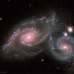 Collision galactique d'Arp 274