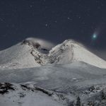 La comète ZTF et le mont Etna