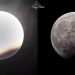 Éclipse partielle de Lune sur l'Italie