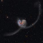 Le coeur de la galaxie des Antennes