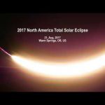 Gros plan sur une éclipse solaire totale en temps réel