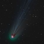 La chevelure tourbillonnante de la comète Pons-Brooks