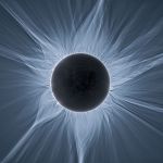 Vue détaillée de la couronne solaire lors d'une éclipse
