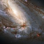 
Gros plan sur Messier 66
