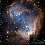 
NGC 602, rivière de perles
