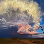 Nuage d'orage sur le Texas