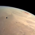 Mars en lune, cratère et volcans