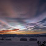 Nuages nacrés sur la Suède