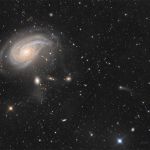 NGC 772, la galaxie de la Tête de violon