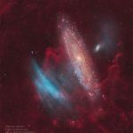 Arcs bleus sur la route d'Andromède