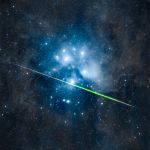 L'étoile filante et l'amas d'étoiles