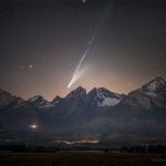 La comète Lemmon sur les Hautes Tatras