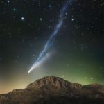 La queue vagabonde de la comète Lemmon