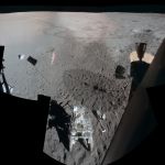 Le site d'Apollo 14 vu depuis Antares