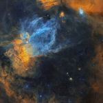 Les n&eacute;buleuses de la Pince de homard et de la Bulle