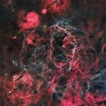 Le r&eacute;manent de la supernova des Voiles