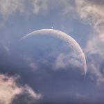 La Lune du jour rencontre l'&eacute;toile du soir
