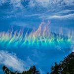 Un arc-en-ciel de feu au-dessus de la Virginie