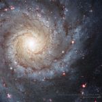 M74, galaxie spirale de grand style