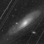 La galaxie d'Androm&egrave;de avant Photoshop