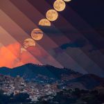 Lever de Lune sur l'Etna