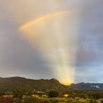 Eventail d'arc-en-ciel anti-cr&eacute;pusculaire