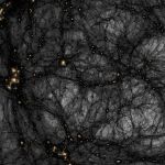 Mati&egrave;re noire dans une simulation d'univers