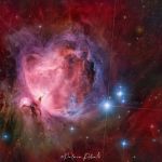M42, la grande n&eacute;buleuse d'Orion