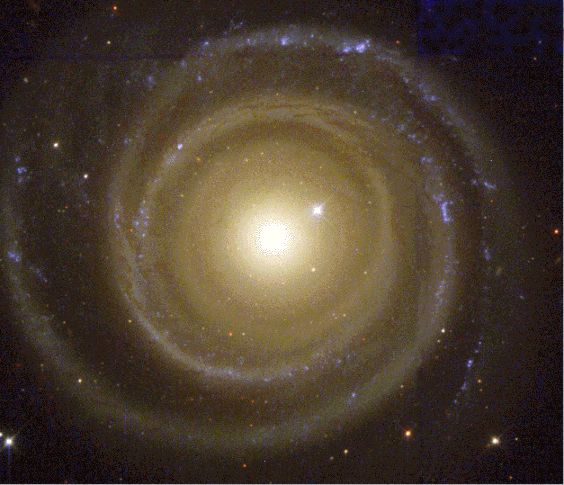 Les bras spiraux de NGC 4622