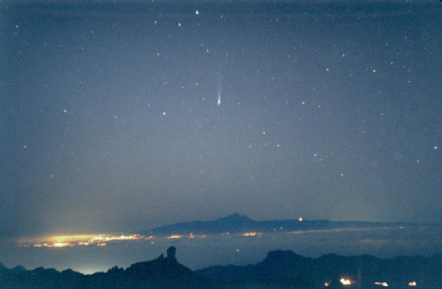 La comète Ikeya-Zhang au-dessus de Ténériffe
