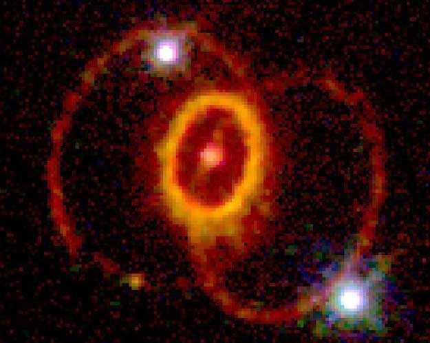 Les mystérieux anneaux de la supernova 1987A   
