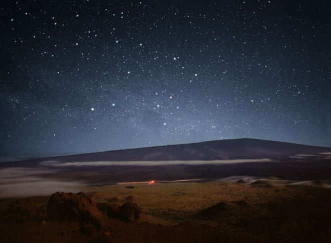 Croix du Sud dans le ciel du Mauna Loa 