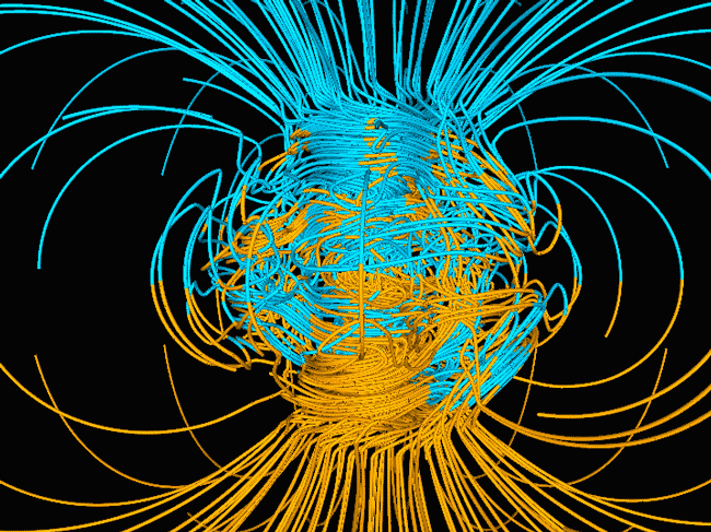 Le champ magnétique de la Terre
